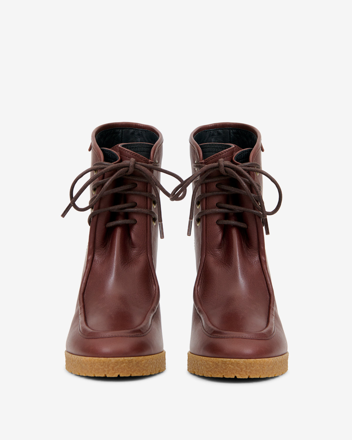 Isabel Marant Cylia bottines marron foncé 7,5 cm