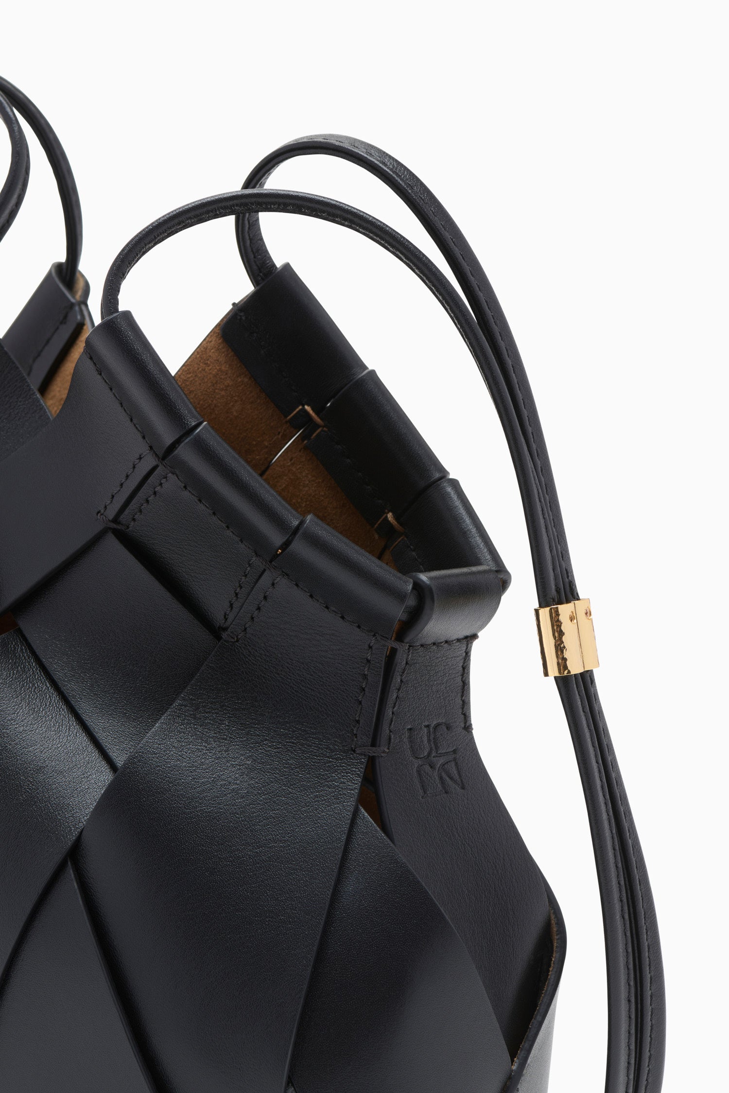 Ulla Johnson Charlotte Crossbody sac bandoulière noir cuir