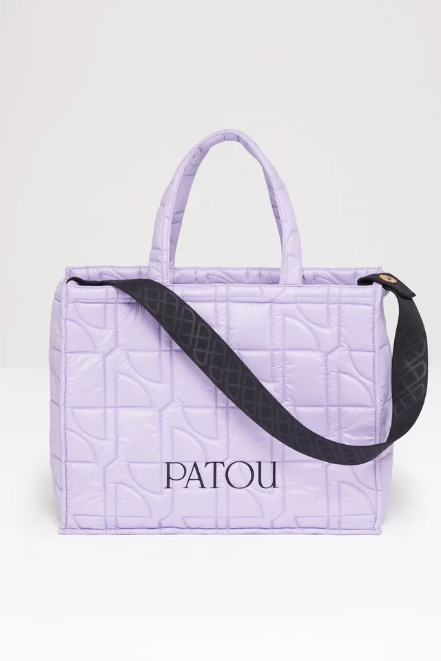 Patou sac tote matelassé lavande taille unique