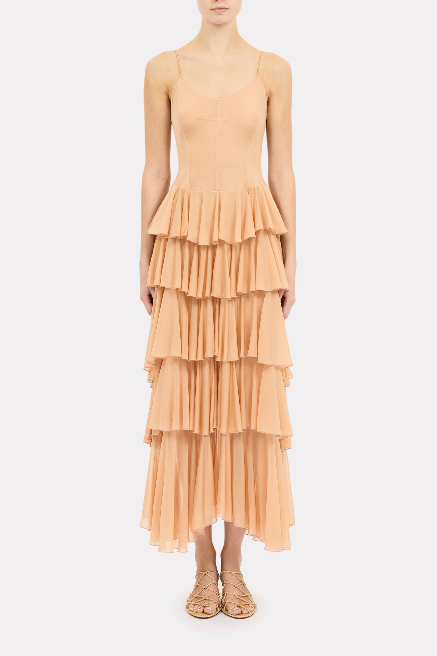 Ulla Johnson Estelle robe bretelles Fawn