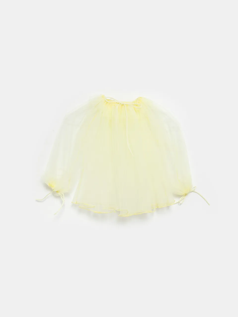 Ester Manas Mini Manas Mimosa Maxi Gathered Blouse blouse jaune
