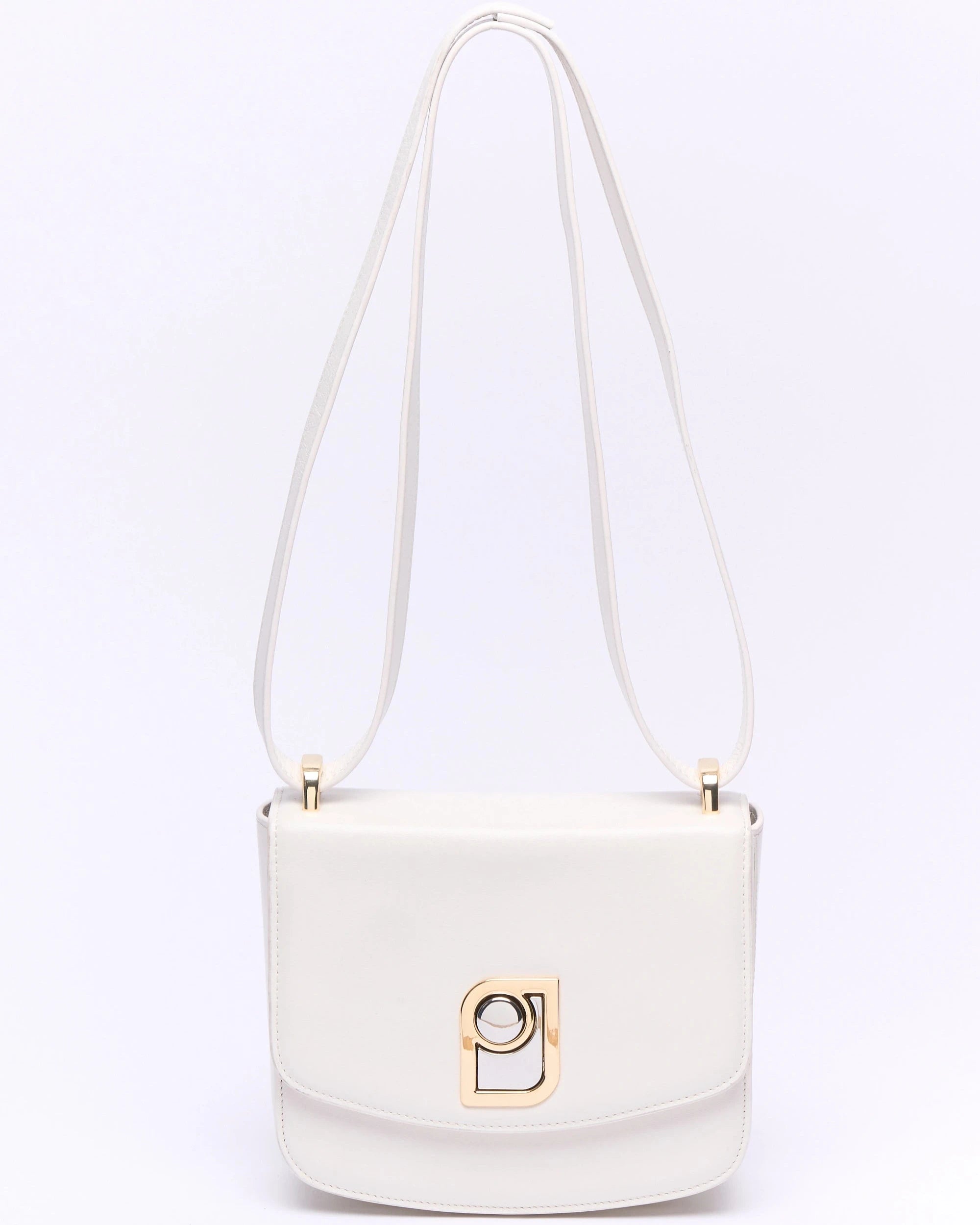 Paul & Joe Jeanne petit sac carré cuir blanc bandoulière