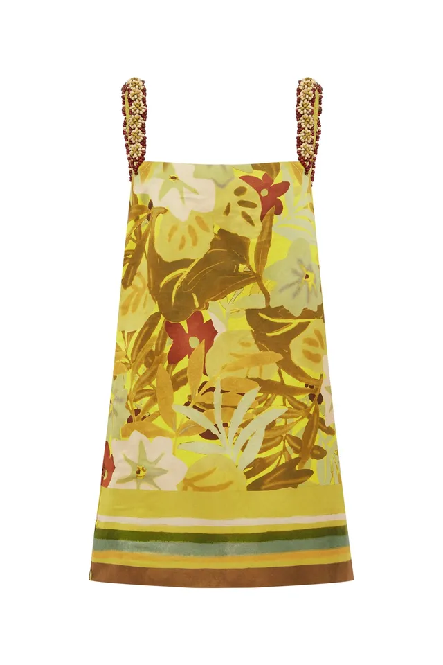 Alemäis Maxi Mini Dress robe mini lin fendue