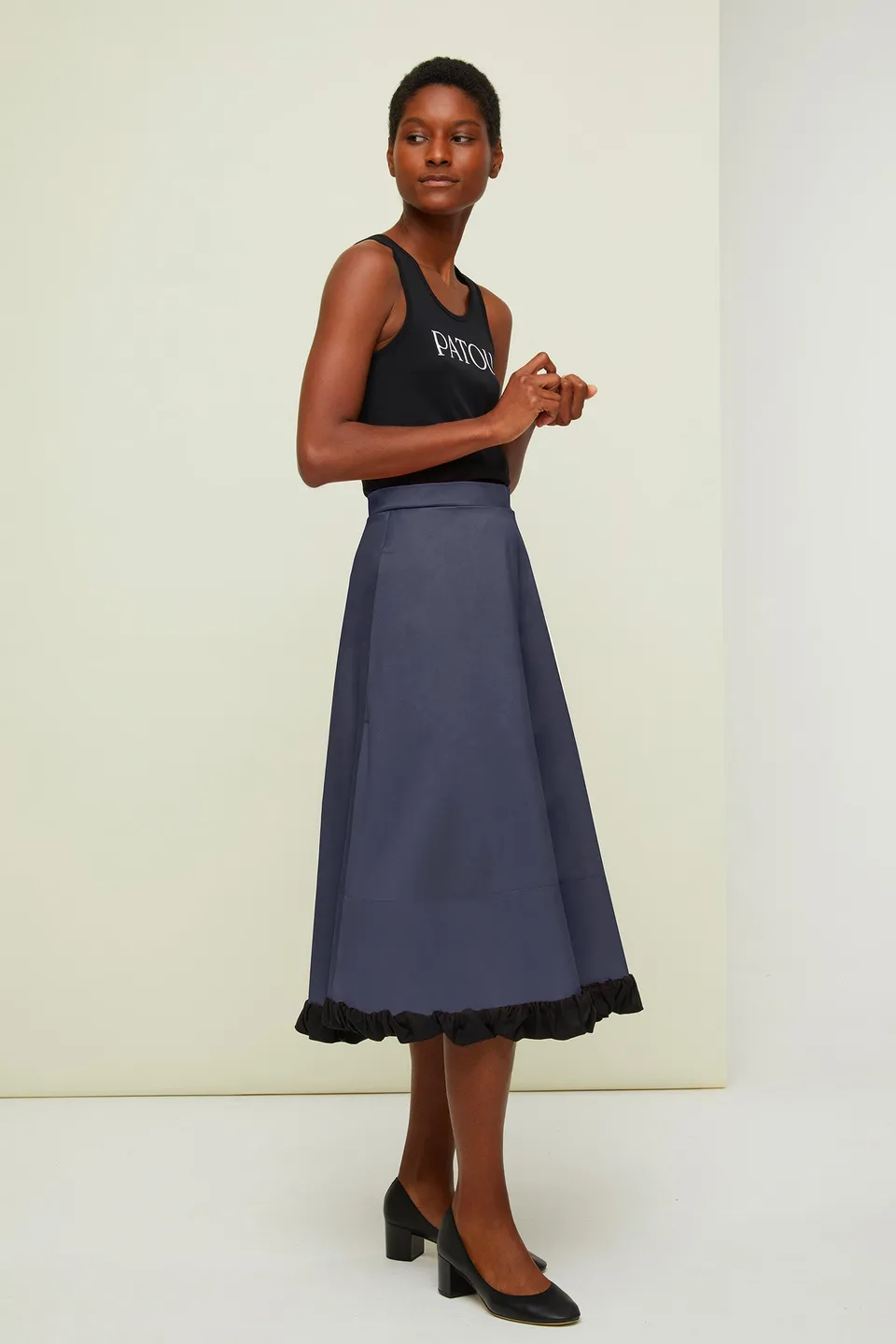 Patou Jupe Midi H20SK0010006960A Storm imprimée