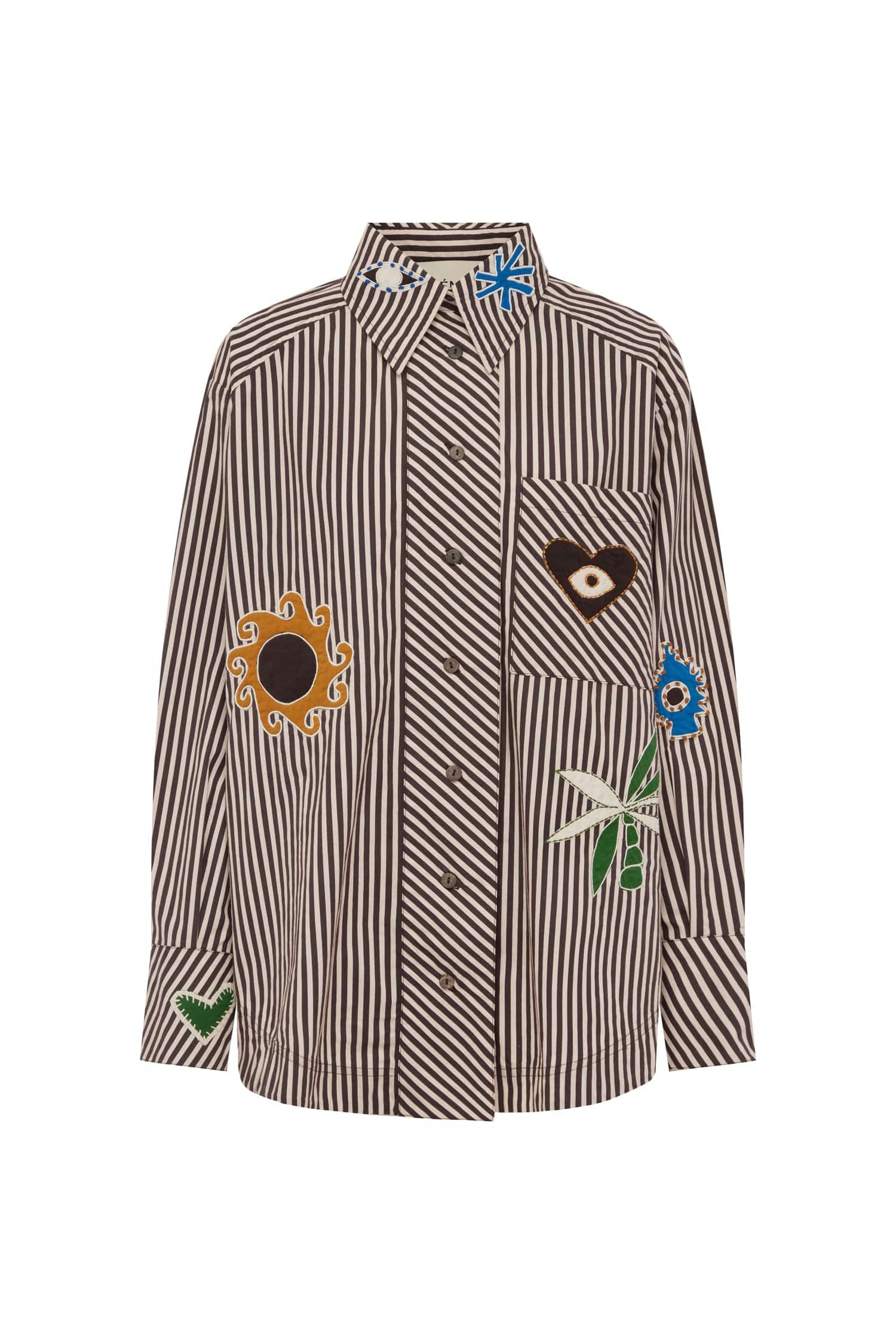 Alemaïs Sirocco Embroidered Shirt chemise brodée coton