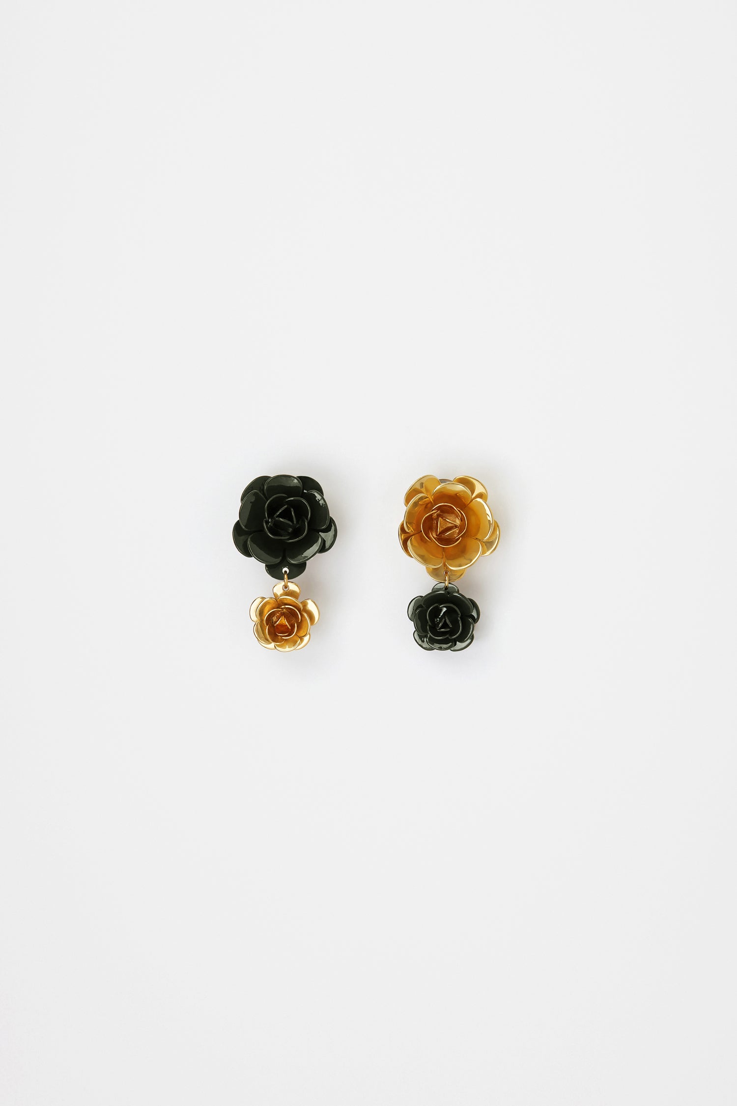 Patou JW088 boucles d'oreilles clips vert Winter Moss