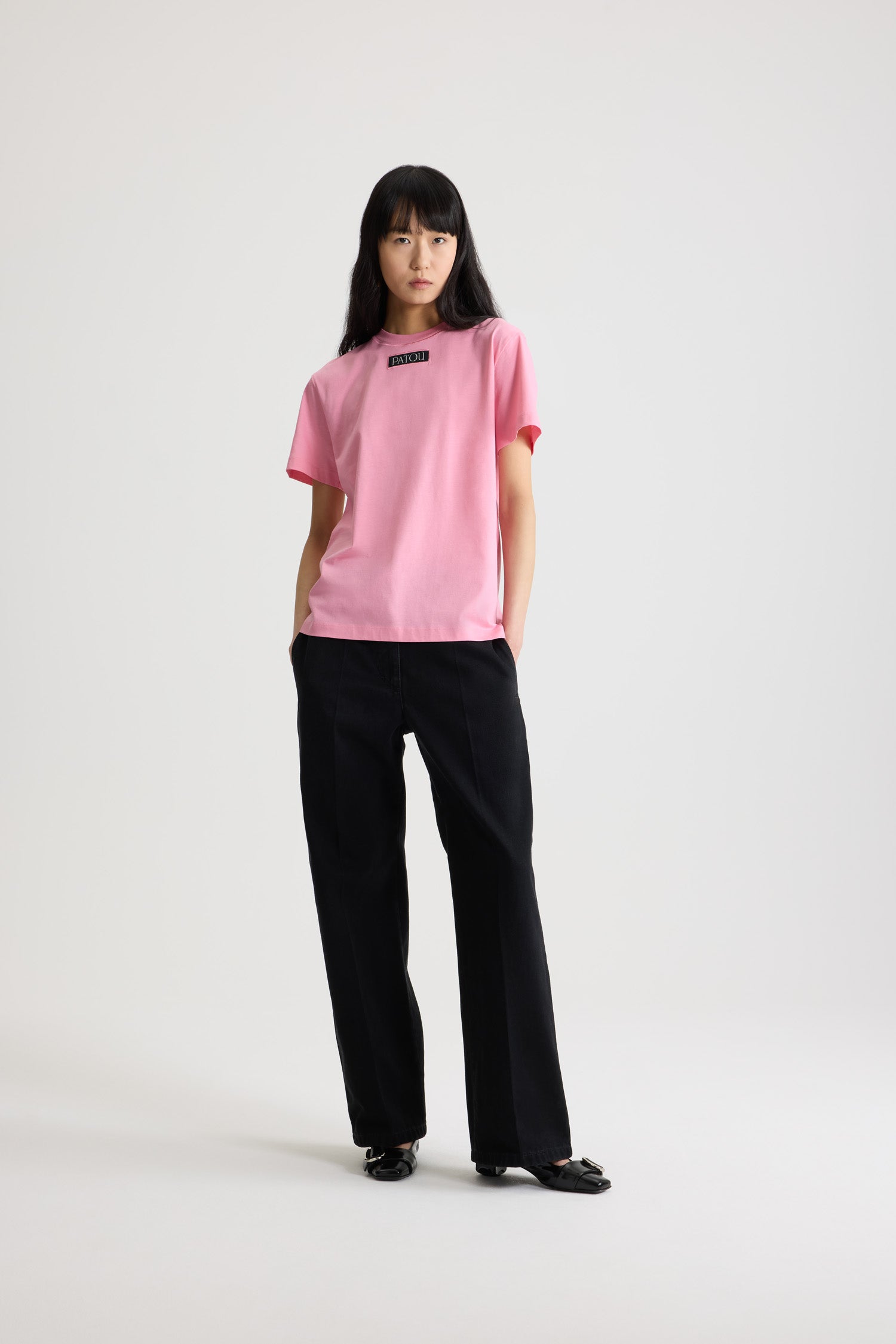 Patou JE187 t-shirt coton bio rose Pink Pearl