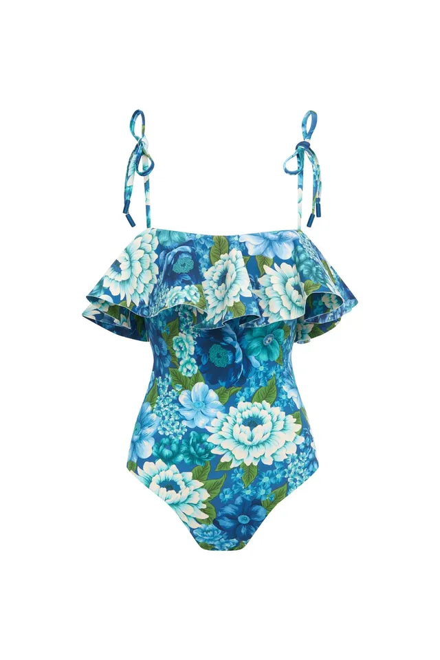 Alemaïs Margo Ruffle maillot une pièce M dos nu