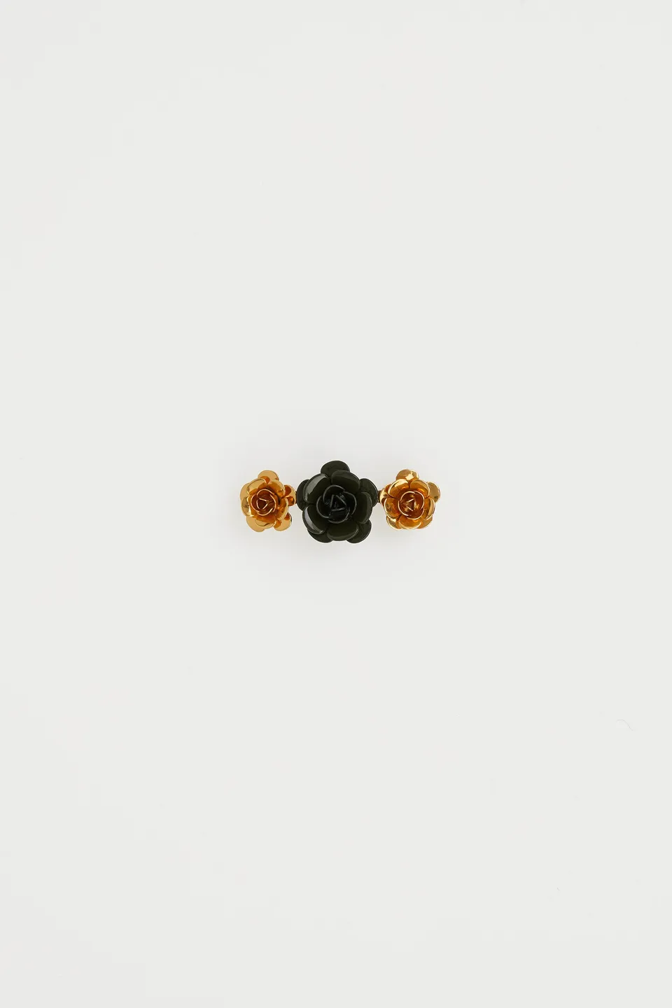 Patou JW091 broche fleur Winter Moss doré