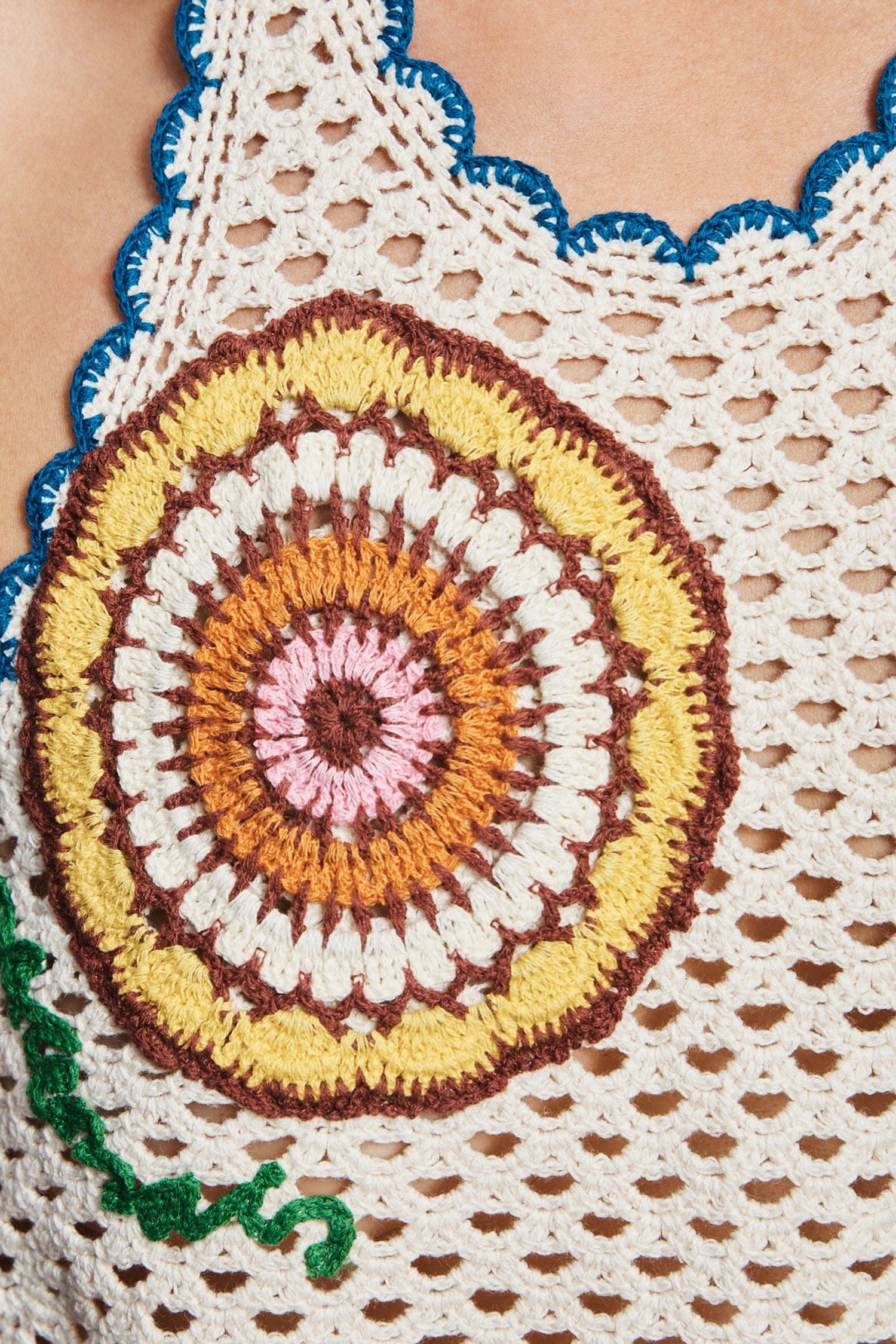 Alemäis Elma Top crochet coton crème taille 8
