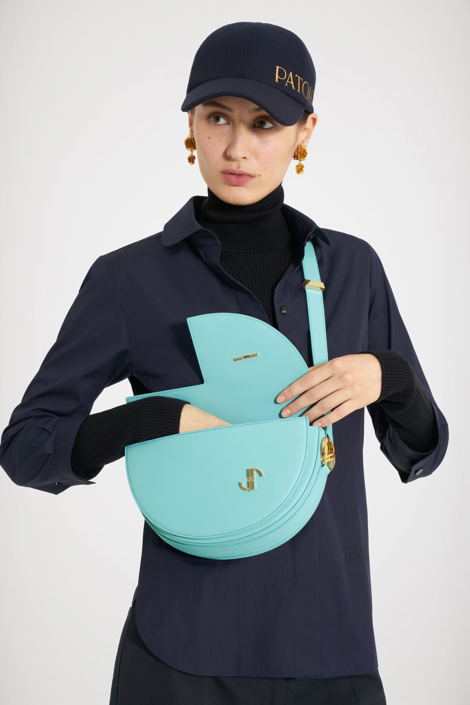 Patou sac H22BA0015002702G Water Green cuir Le Patou