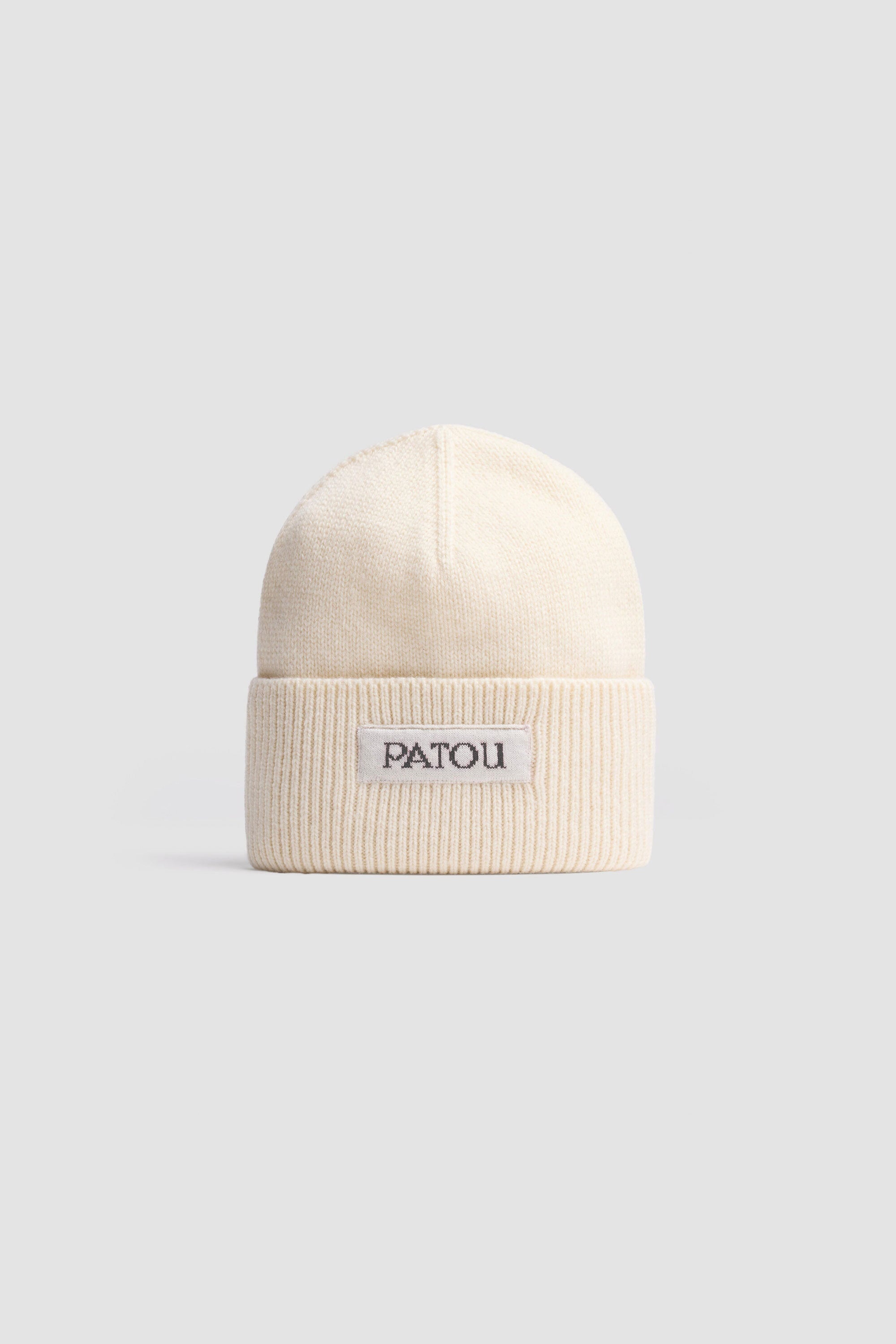 Patou Accessories AC105 bonnet White laine cachemire