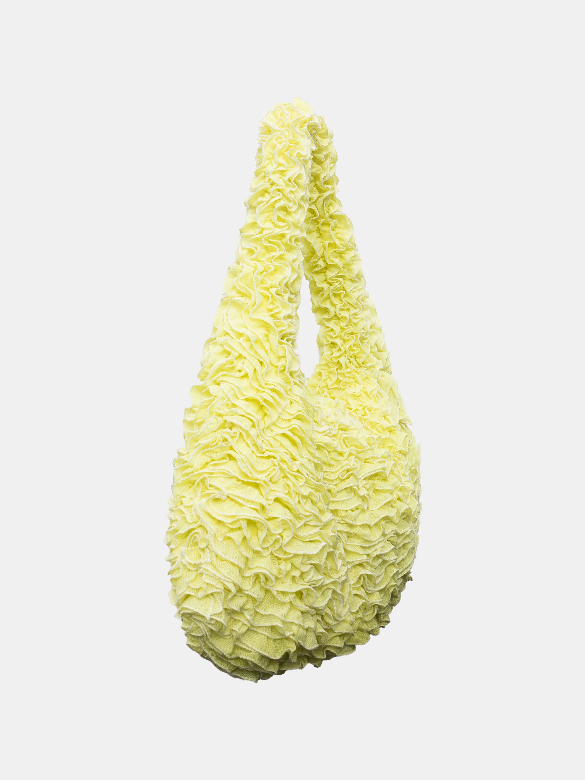 Ester Manas Cancan Totebag sac mimosa maille ruchée