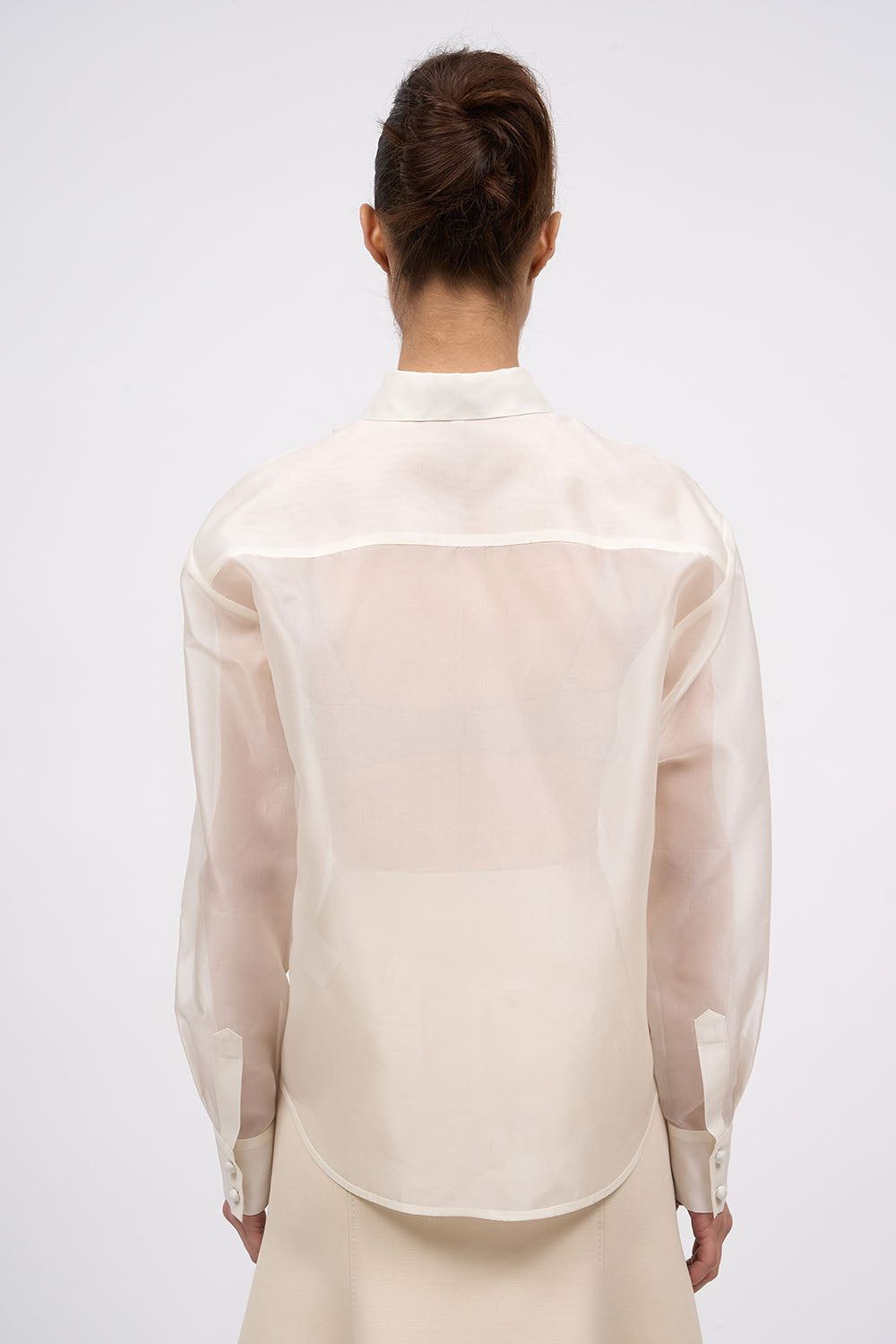 Paul & Joe Judith chemise organza soie transparente