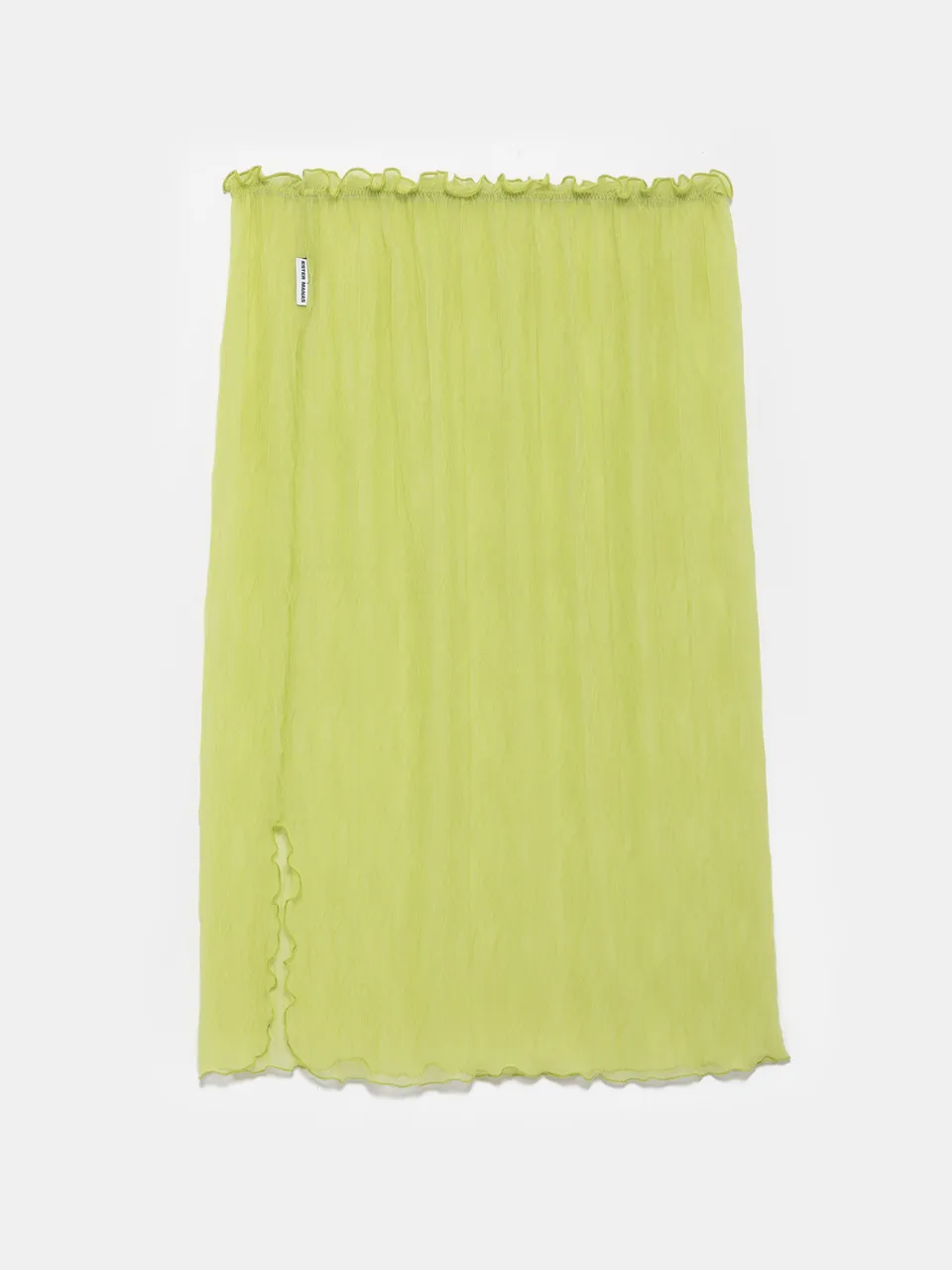 Ester Manas Pistachio Crumpled Easy Skirt jupe vert midi