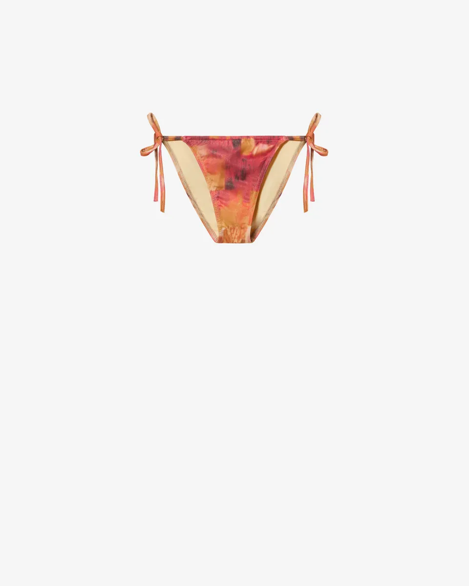 Isabel Marant Robes Flaviana culotte maillot orange