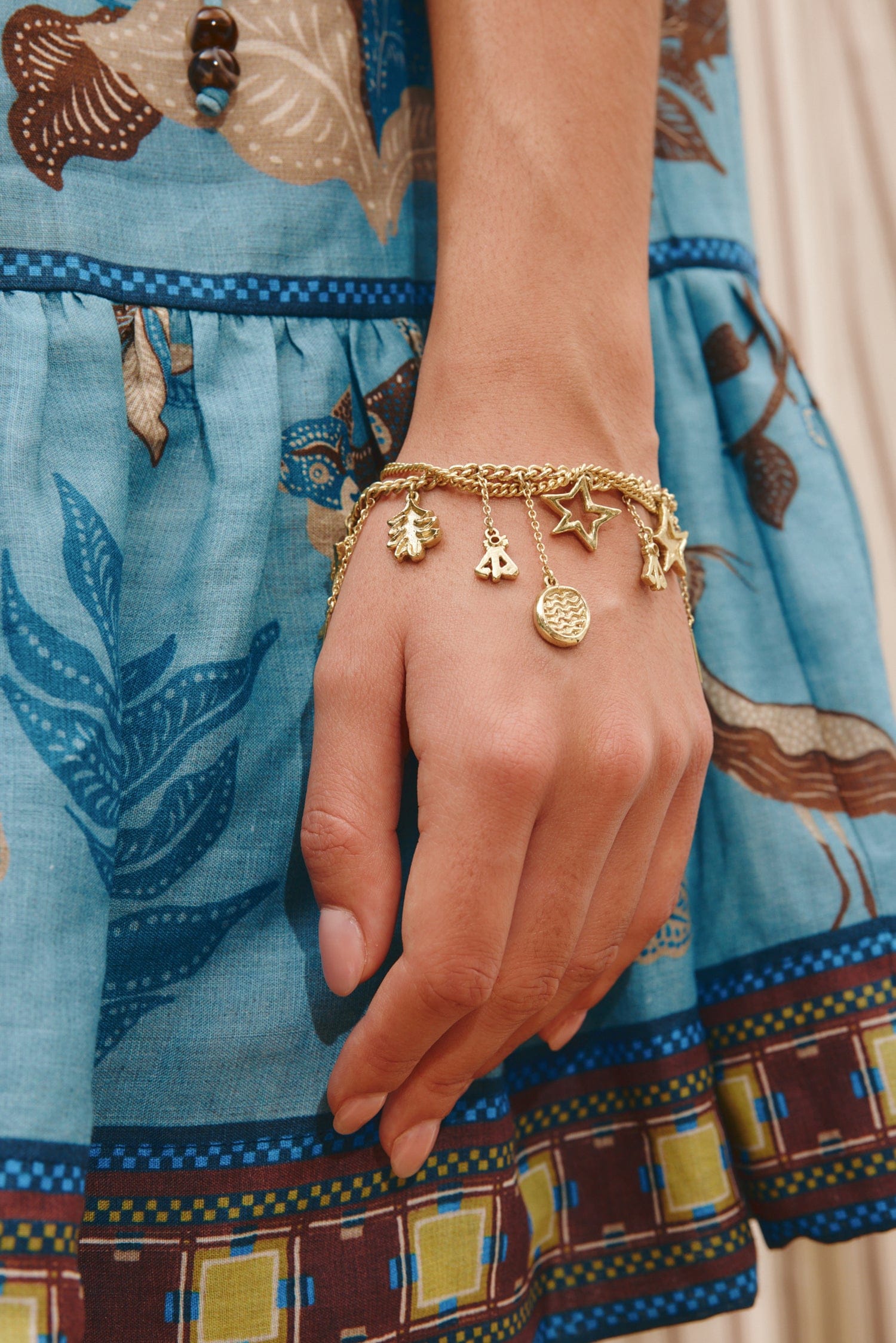 Alemais Jem Charm Bracelet bracelet breloques laiton