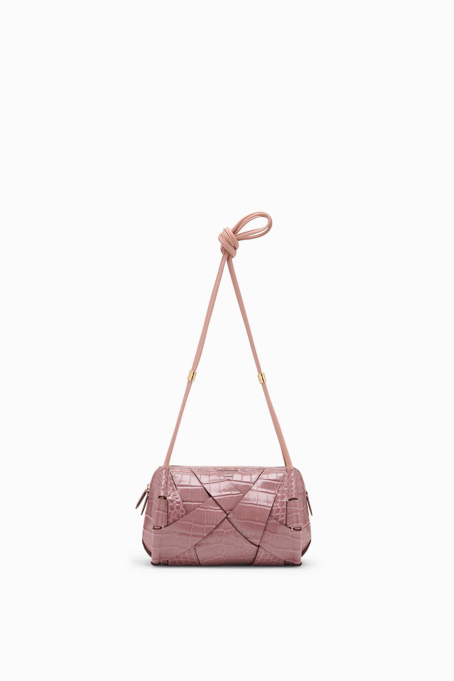 Ulla Johnson Charlotte sac caméra cuir rose Rosa