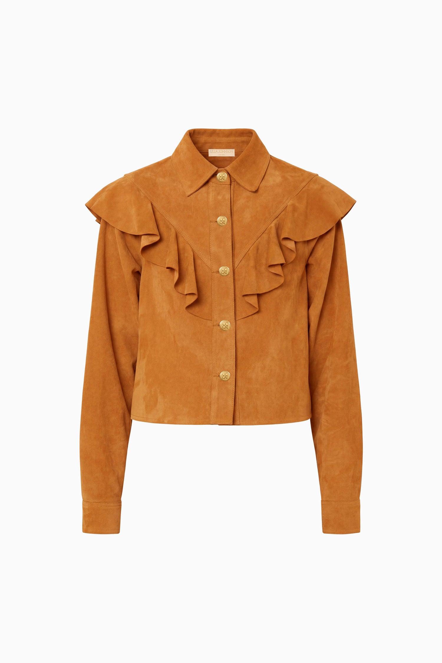 Ulla Johnson Matilde Veste daim Cognac