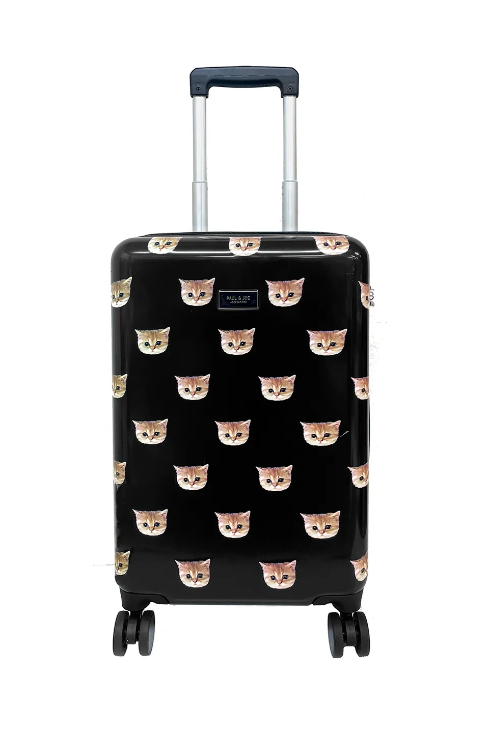 Paul & Joe Nounette valise noire 55 cm motif chat