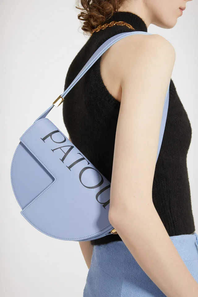 Patou Le Patou sac cuir bleu JP Alaska TU