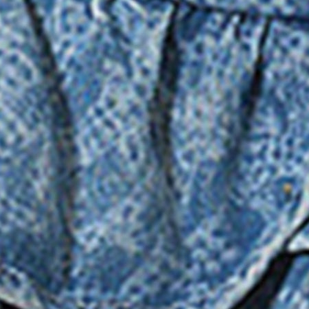 Isabel Marant Leyje JU0474FA-D1H06E Jupe bleu volants denim