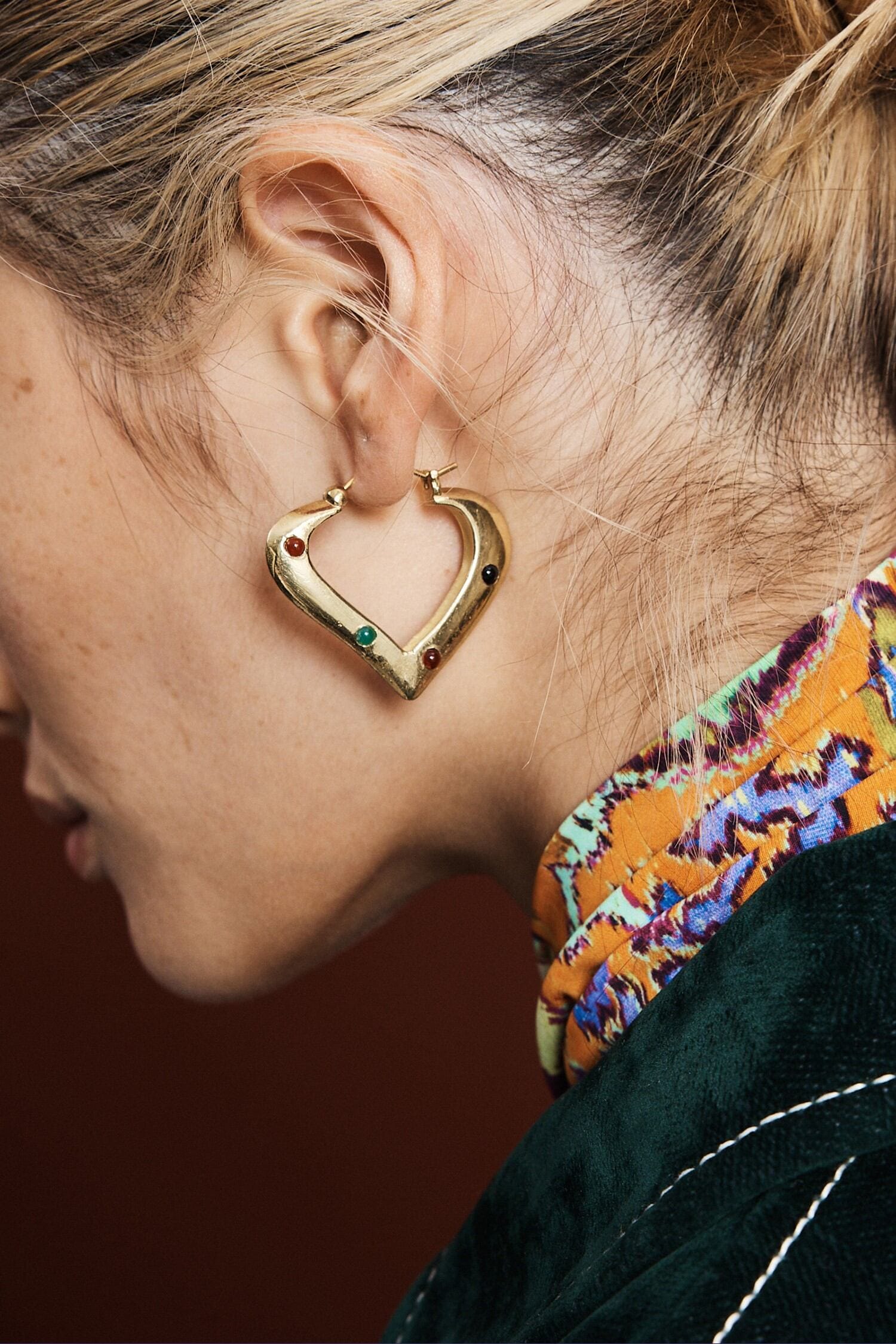 Alemäis Atomic Heart boucles d'oreilles mini créoles