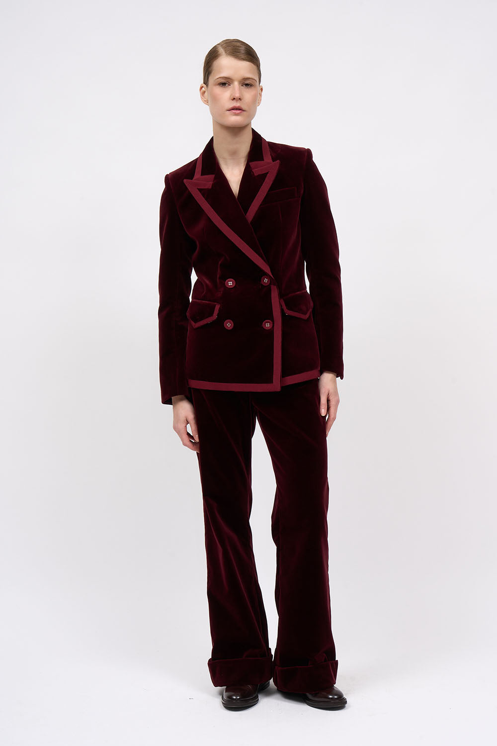 Paul & Joe Honey pantalon velours bordeaux Tilda