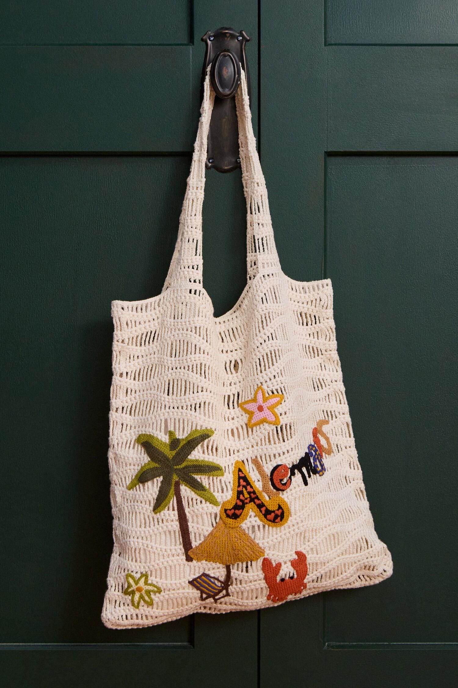 Alemäis Island Cove Crochet Tote sac crochet multicolore