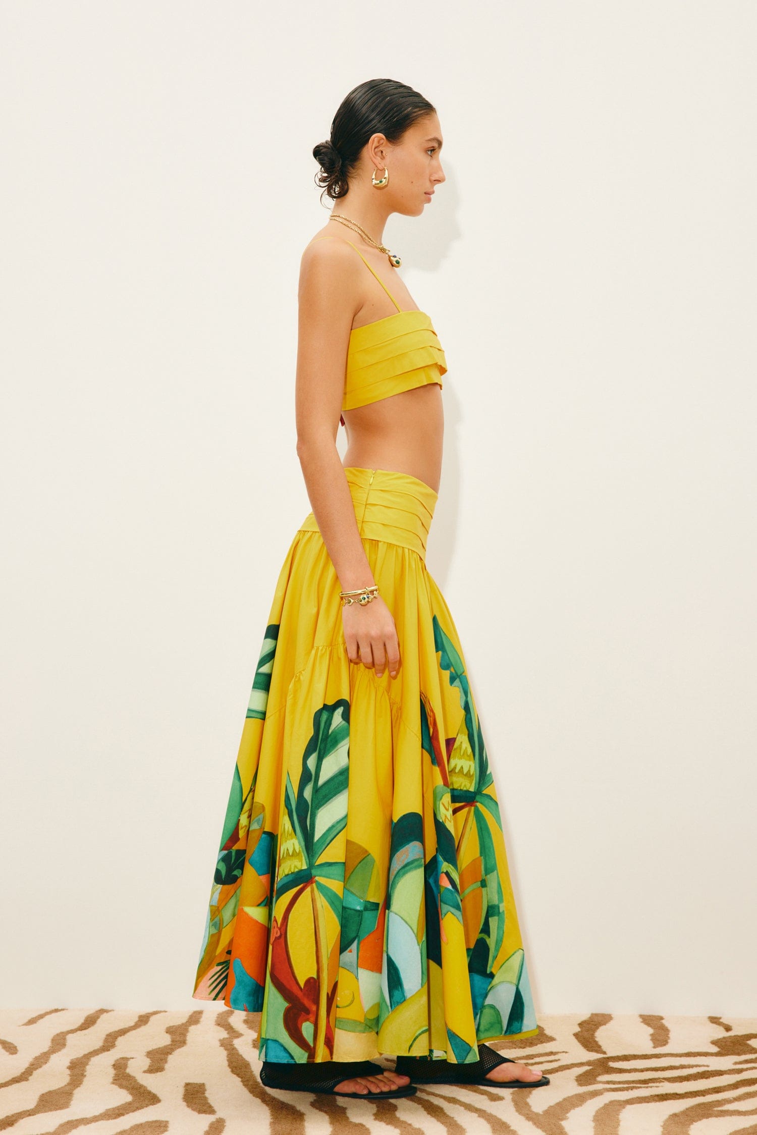 Alemaïs Mokshini jupe midi coton bio