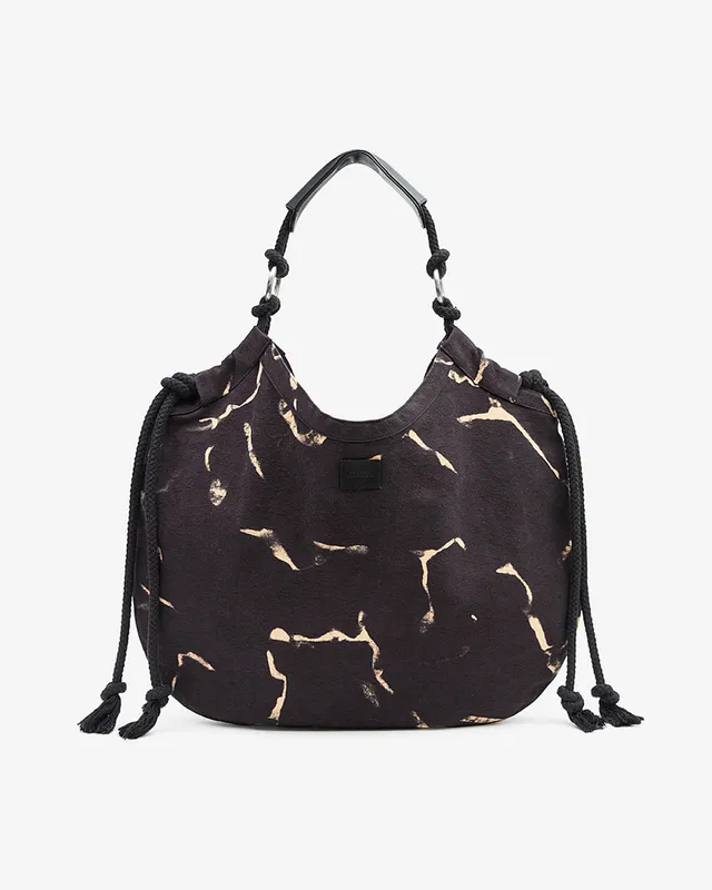 Isabel Marant Byron Cabas coton noir marbré
