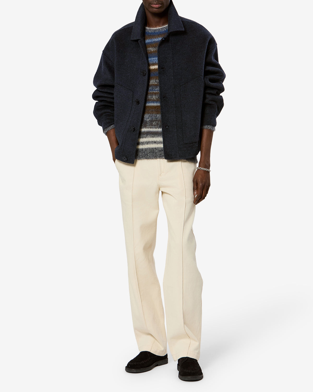Isabel Marant Casper Veste Laine anthracite