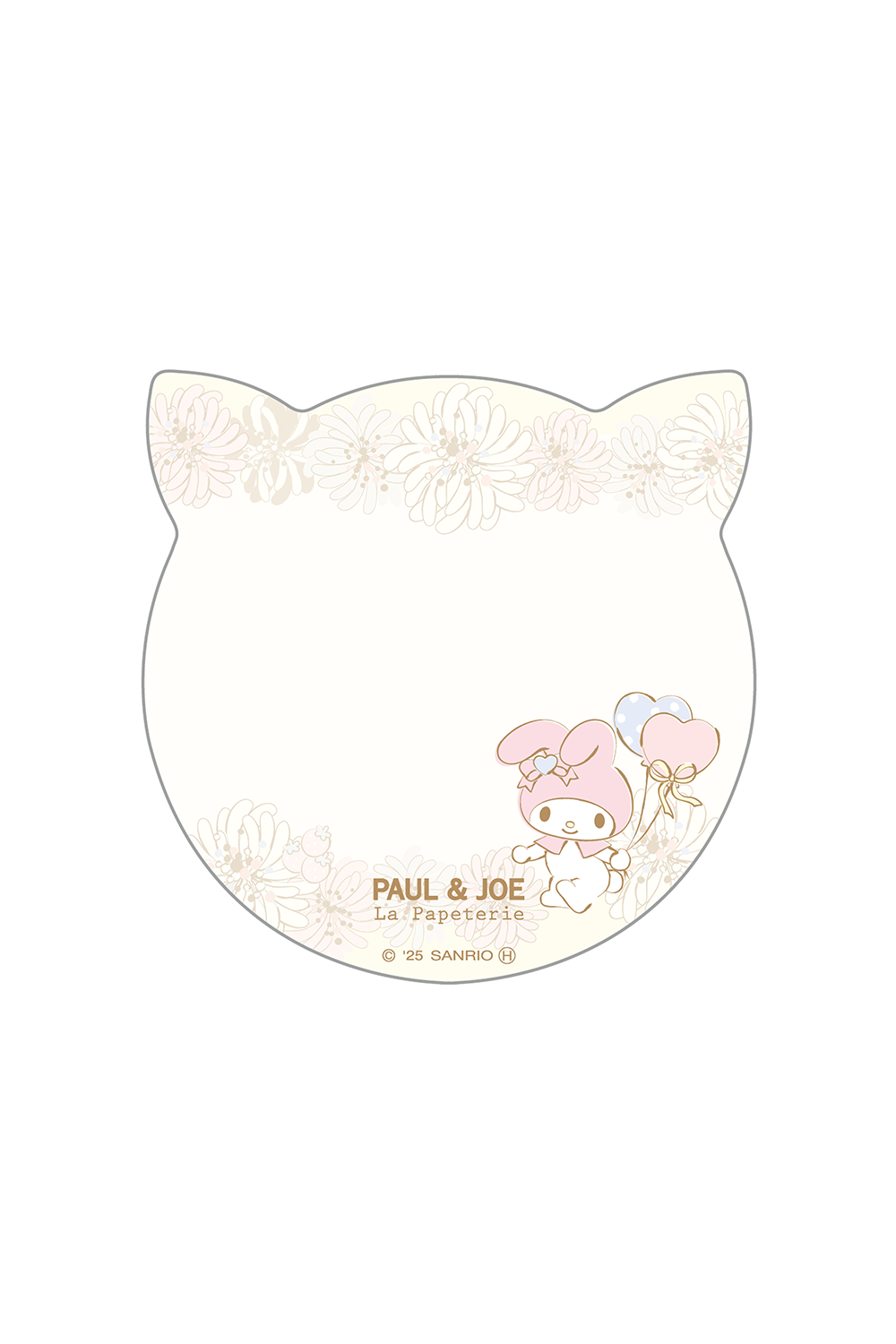 Paul & Joe Papeterie pense-bête blanc My Melody