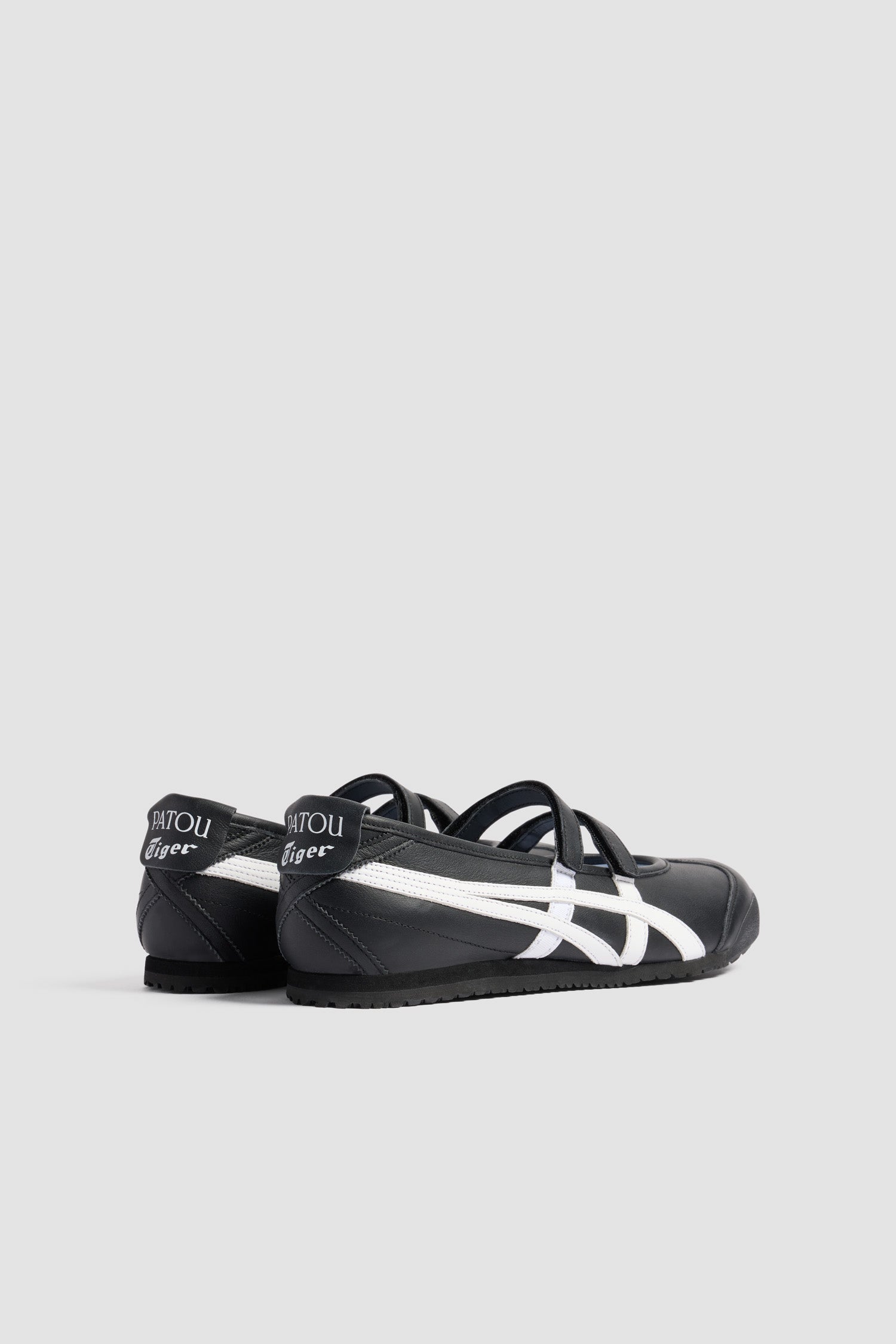 Patou x Onitsuka Tiger E25FO014 ballerines cuir nappa noir