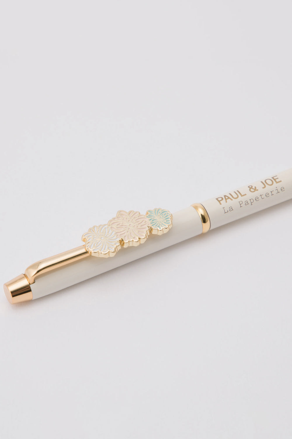 Paul & Joe Papeterie stylo bille blanc TU motif fleur