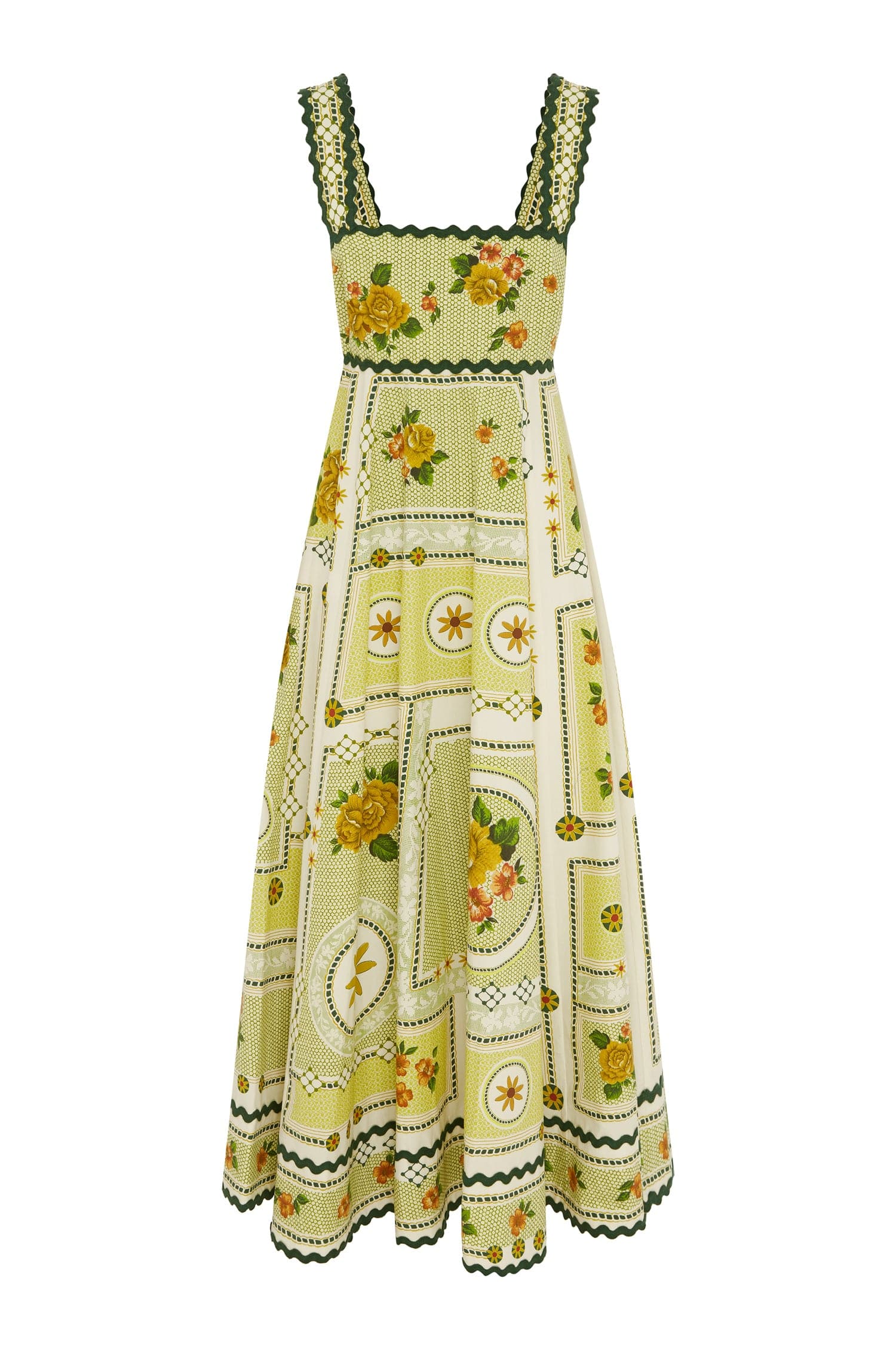 Alemaïs Dixie robe midi coton floral