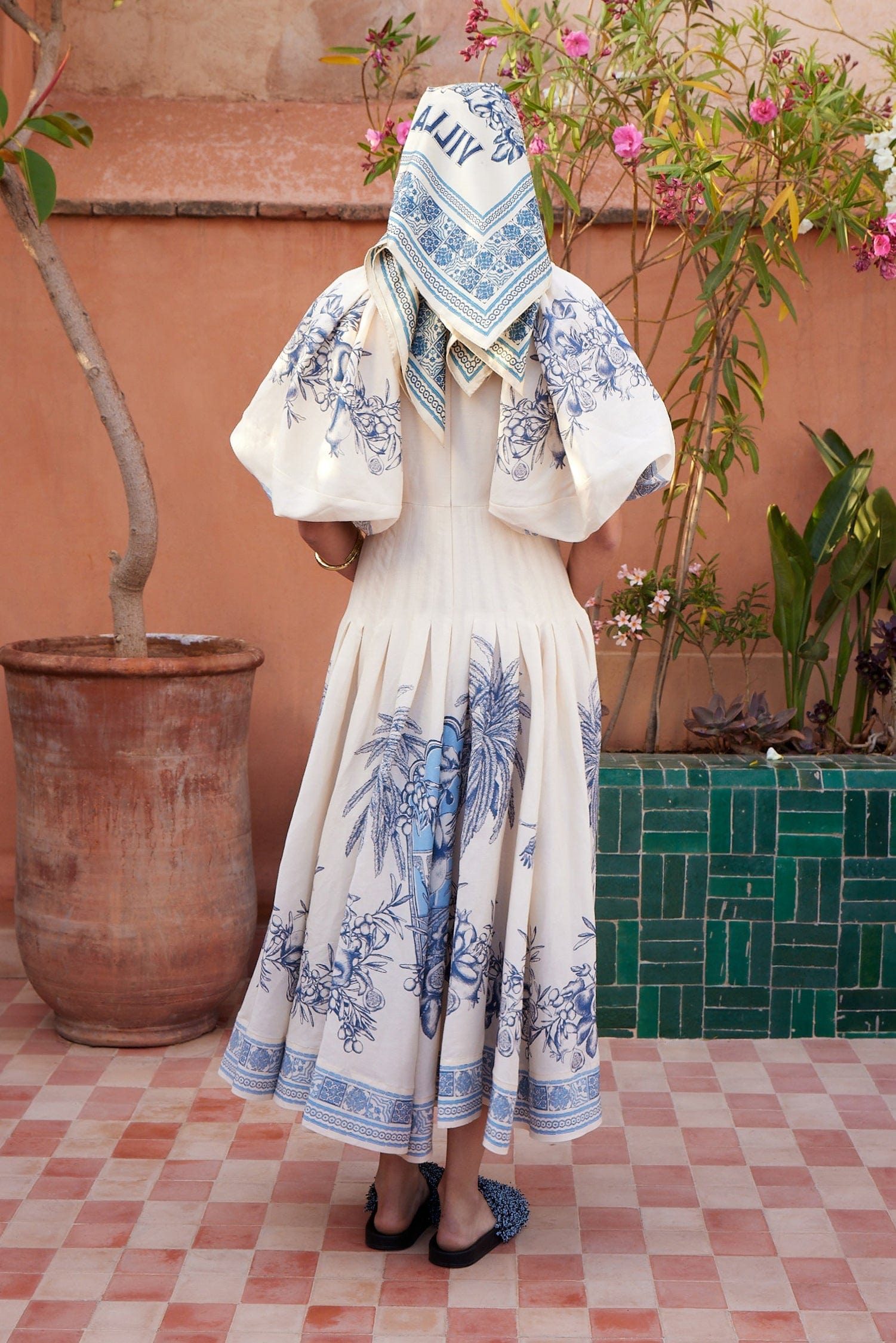 Alemais Villa Romantica robe midi corset ajustée