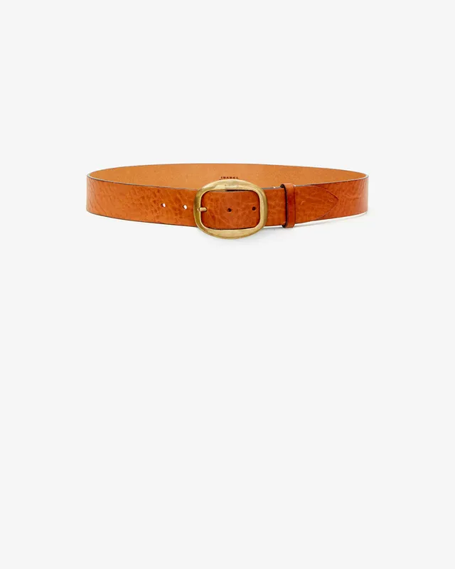 Isabel Marant Dara CE298CFA ceinture cuir cognac 4 cm