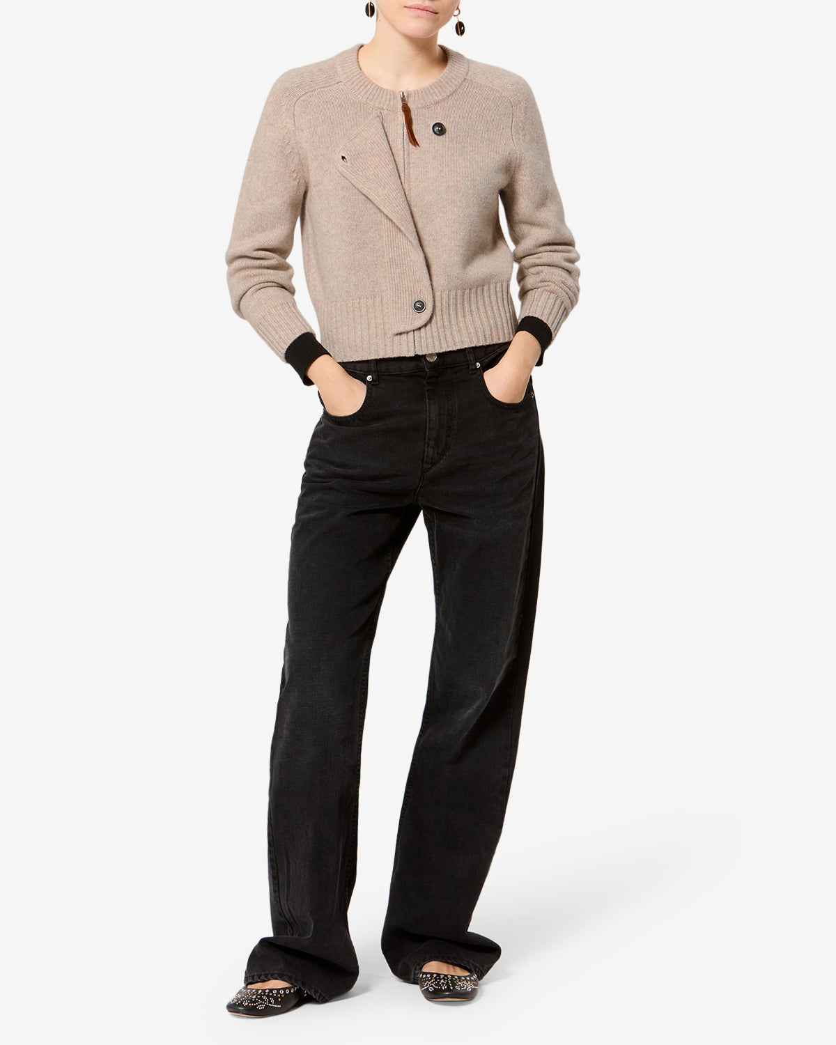 Isabel Marant Murielle CA0184FA cardigan beige 34-44