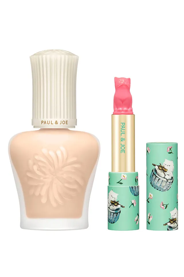 Paul & Joe Solaires Kit base protectrice rose orangé