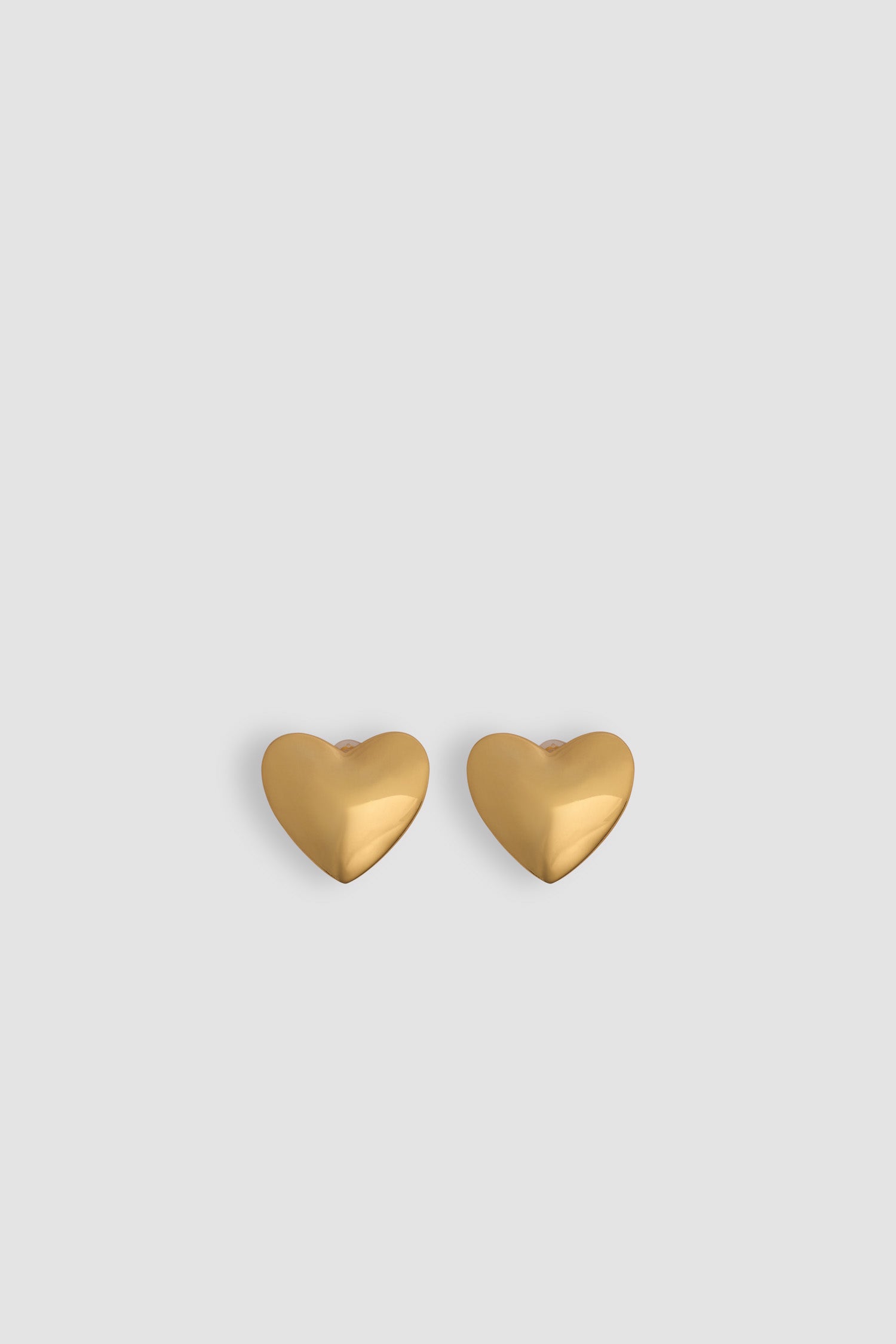 Patou Jewellery JW141 boucles d’oreilles cœur doré TU clips