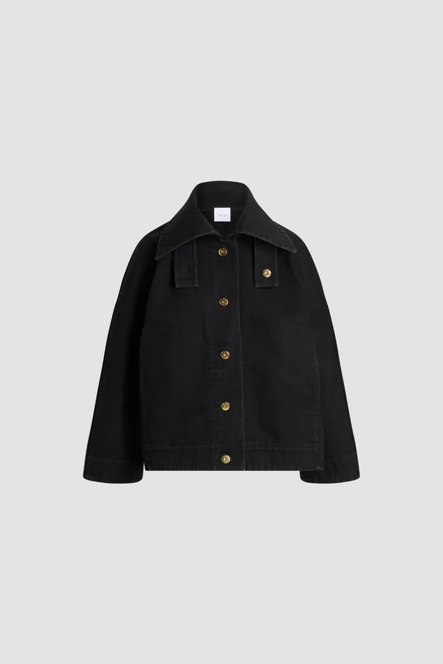 Patou H25OU0430081965G parka denim Khol Stone