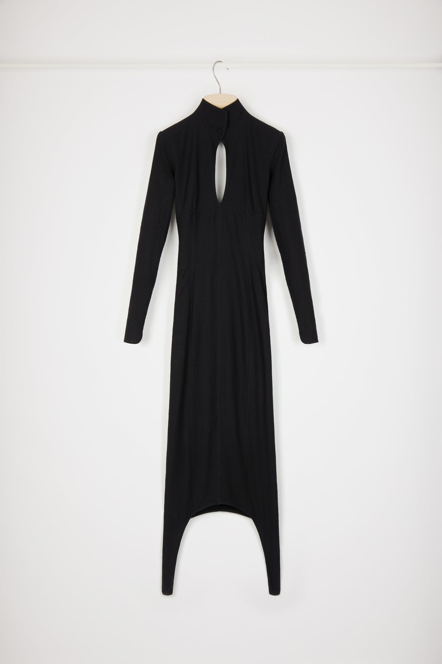 Patou Dresses P23DR1140137999B robe noire dos ouvert