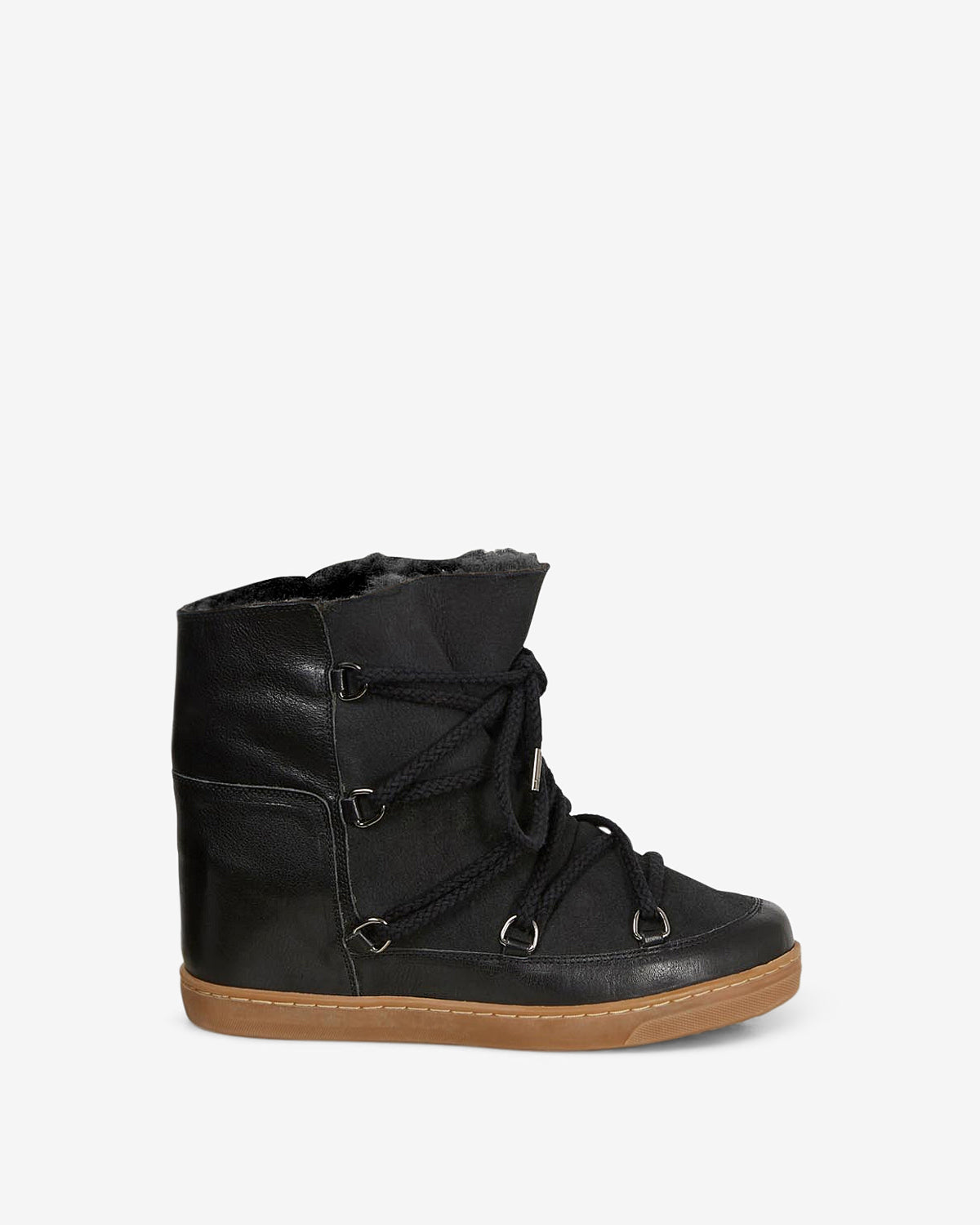 Isabel Marant Nowles bottines après-ski noir lacets