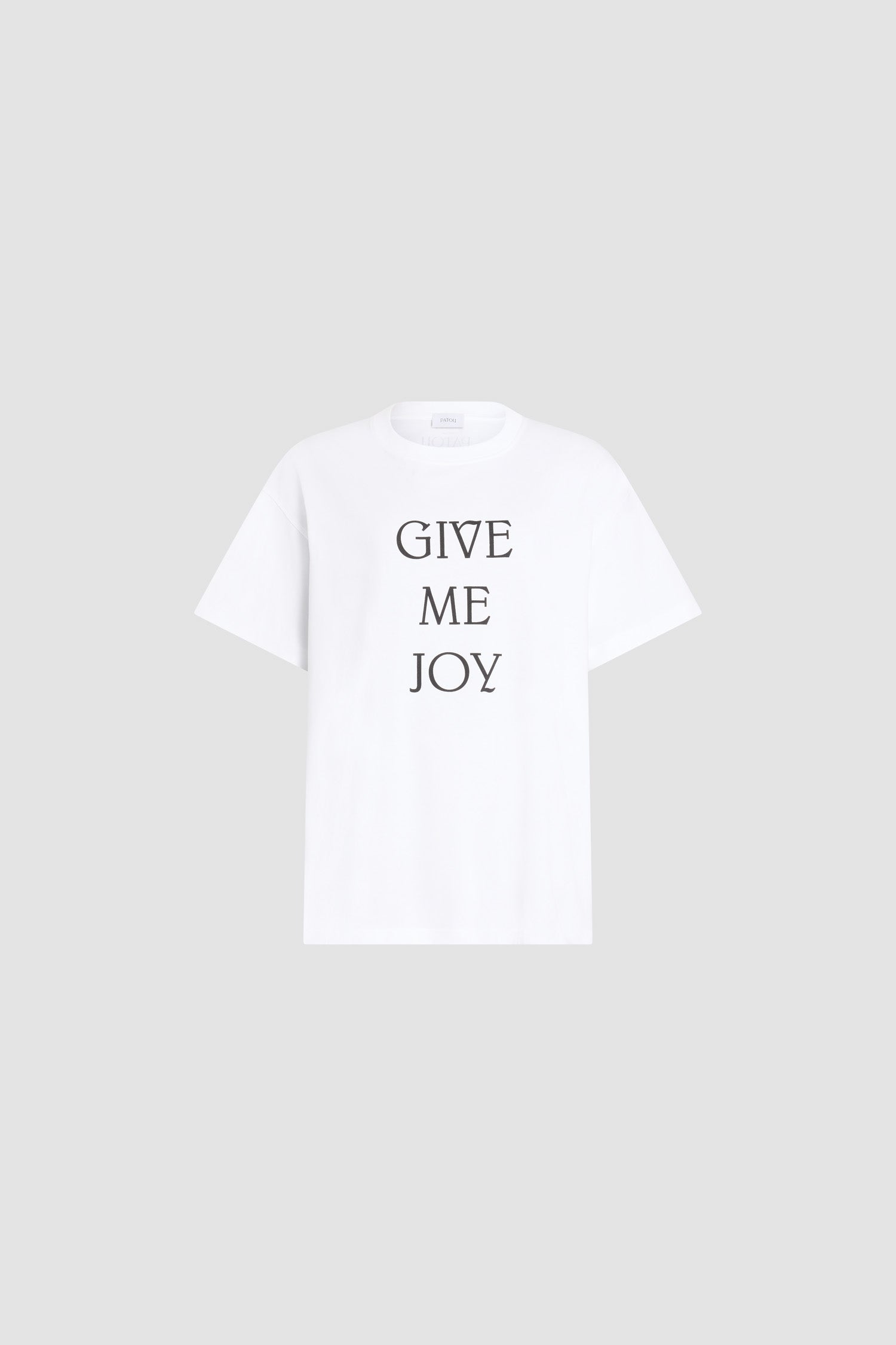 Patou JE2519999001W t-shirt Give Me Joy blanc M