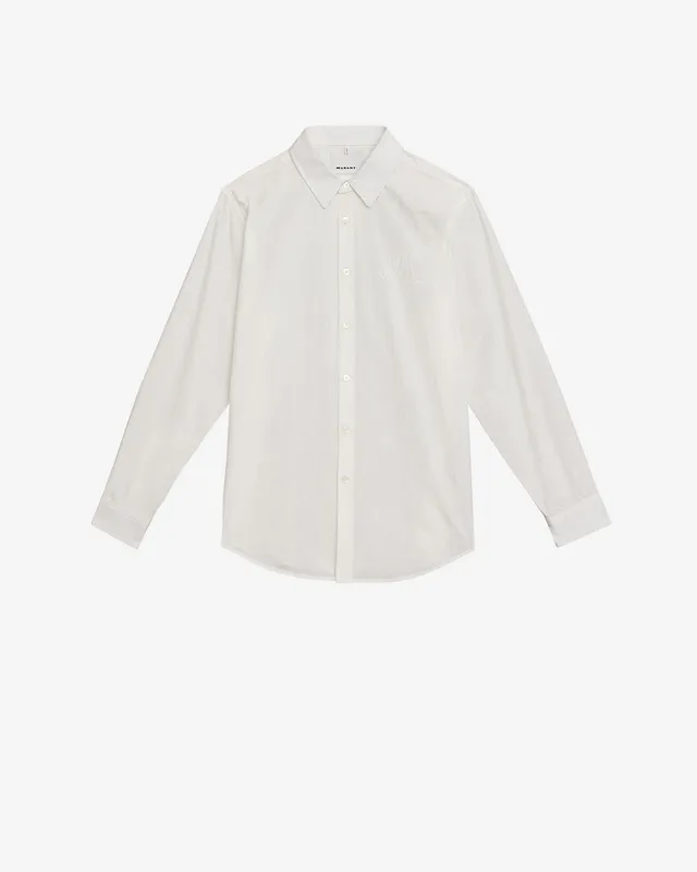 Isabel Marant Nathan CH0274 chemise blanche coton broderie
