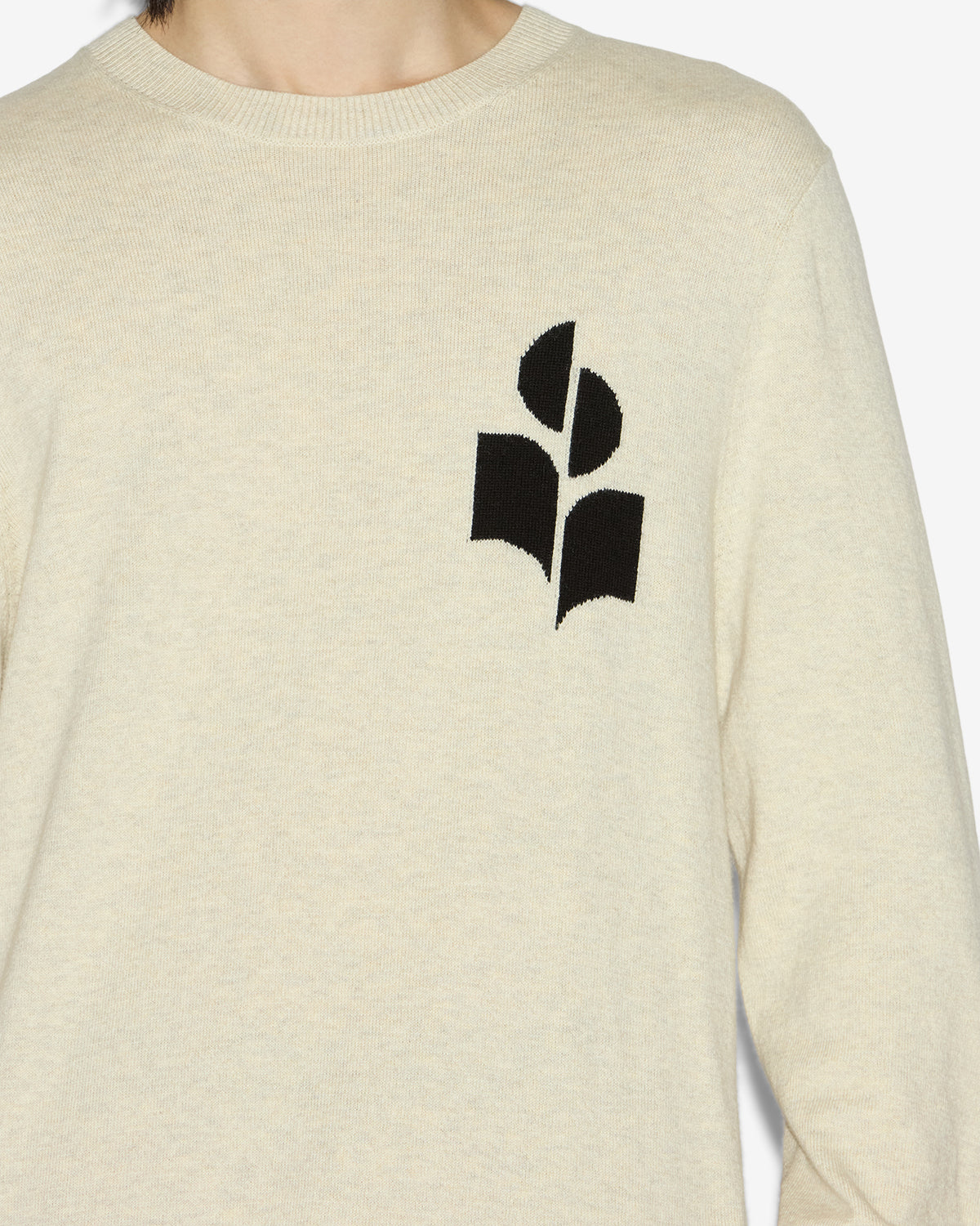 Isabel Marant Mailles Pull Evans pull gris clair laine