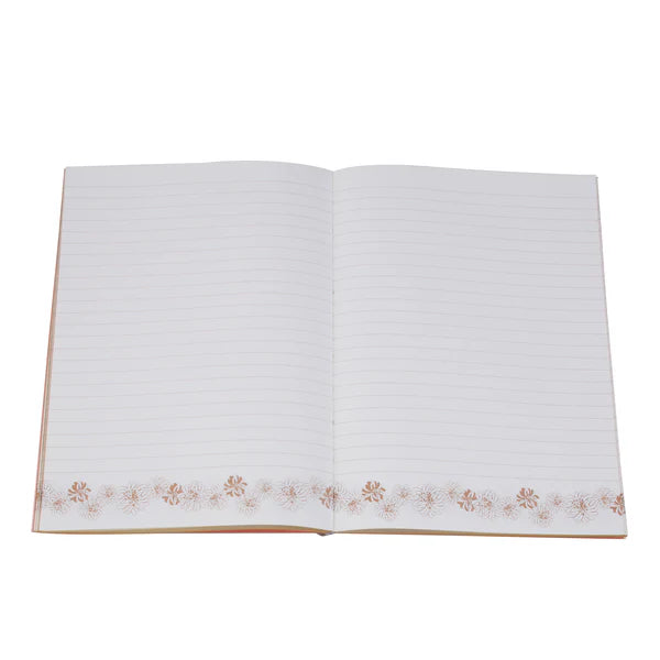 Paul & Joe Papeterie Carnet A5 chrysanthème rose ligné