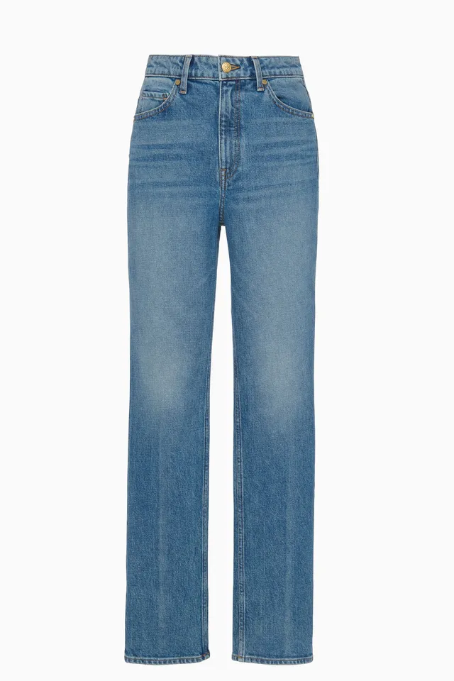 Ulla Johnson Agnes UJ9904079 jean droit Danube taille haute