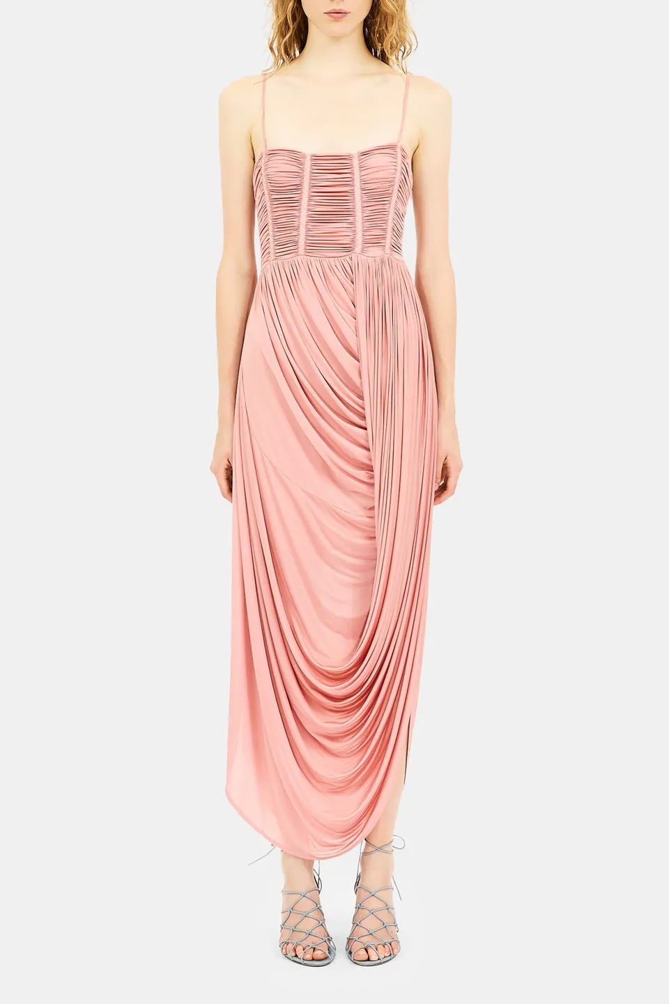 Ulla Johnson Antonia robe drapée Peony jersey midi